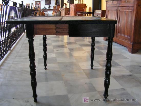 Antig&uuml;edades: MESA DE JUEGO NAPOLE&Oacute;N R.3487 - Foto 2