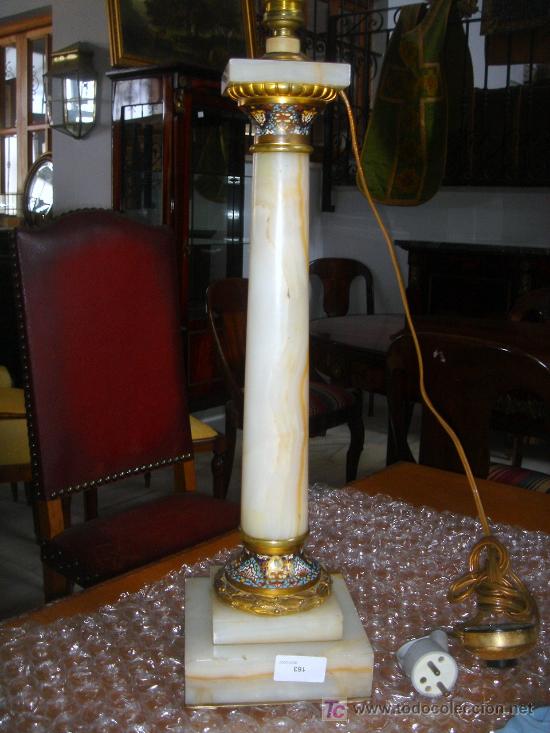 Antig&uuml;edades: L&Aacute;MPARA ALABASTRO REF.3713 - Foto 2