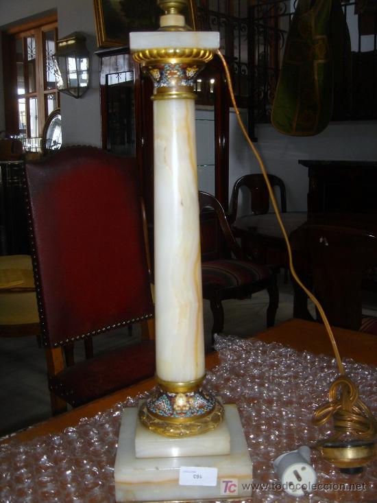 Antig&uuml;edades: L&Aacute;MPARA ALABASTRO REF.3713 - Foto 3