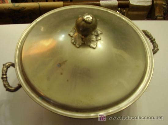 Antig&uuml;edades: Sopera alpaca plateada - Foto 1