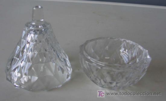 Antig&uuml;edades: BOMBONERA de cristal labrado - Foto 2