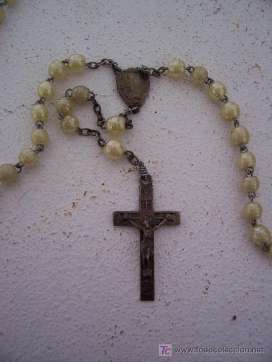 Antig&uuml;edades: rosario de 37cm aprox - Foto 2
