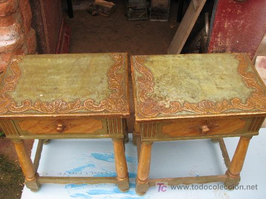 Antig&uuml;edades: Espectacular cama, mesitas y sillas - Foto 7