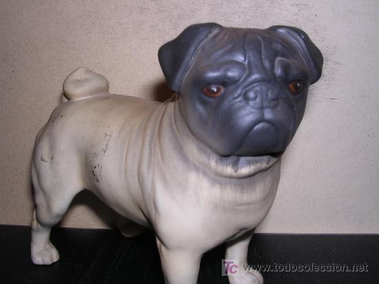 Antig&uuml;edades: PORCELANA DE UN PERRO ( CARLINO ), - Foto 1