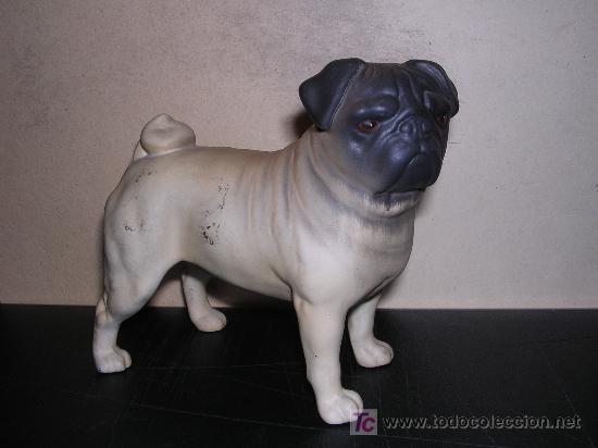 Antig&uuml;edades: PORCELANA DE UN PERRO ( CARLINO ), - Foto 2