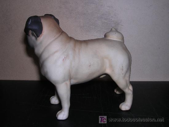 Antig&uuml;edades: PORCELANA DE UN PERRO ( CARLINO ), - Foto 3