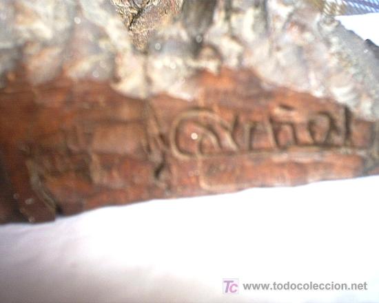 Antig&uuml;edades: TALLA DE MADERA - 1947 --- SUPER REBAJADO - Foto 3