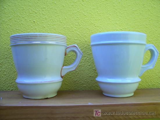 Antig&uuml;edades: TAZAS GRANDES PARA CHOCOLATE - Foto 1