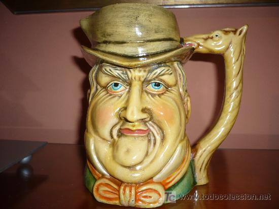 Antig&uuml;edades: jarra de cerveza con relieve - Foto 1