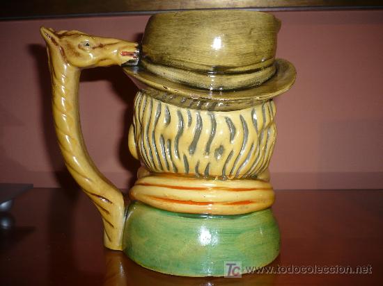 Antig&uuml;edades: jarra de cerveza con relieve - Foto 2