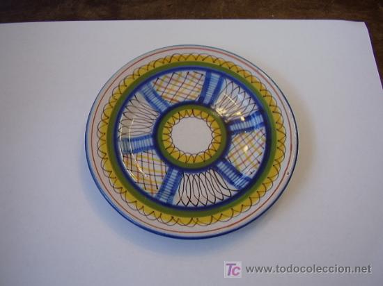 Antig&uuml;edades: Plato ceramica Ribesalbes - Foto 1