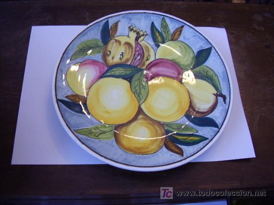 Antig&uuml;edades: Plato ceramica Popular Espa&ntilde;ola - Foto 1