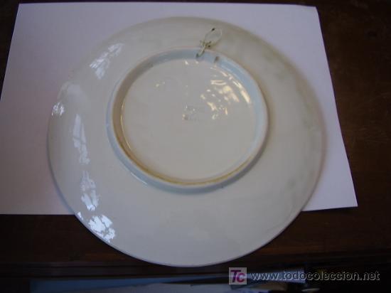 Antig&uuml;edades: Plato ceramica Popular Espa&ntilde;ola - Foto 2