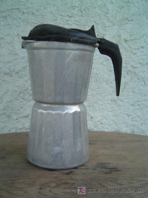Antiques: CAFETERA ANTIGUA ALUMINIO PURO MAGEFESA 12 TAZAS