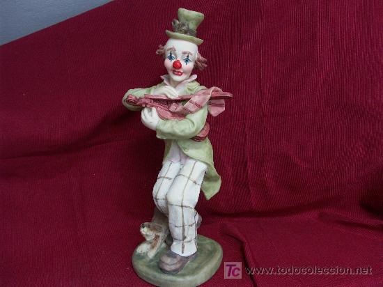 Antig&uuml;edades: payaso con violin - Foto 1