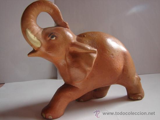 Antig&uuml;edades: ELEFANTE DE TERRACOTA - Foto 1