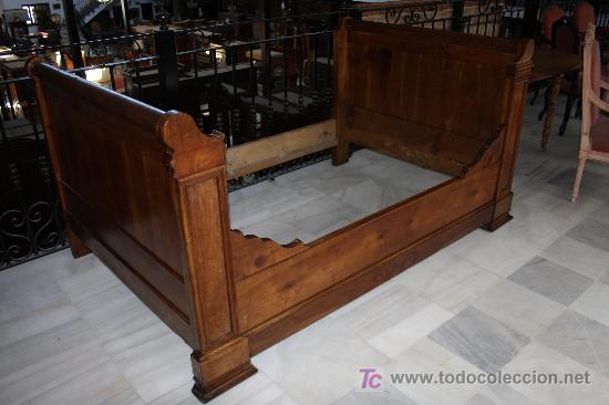 Antig&uuml;edades: CAMA LUIS FELIPE,NOGAL REF.3976 - Foto 3