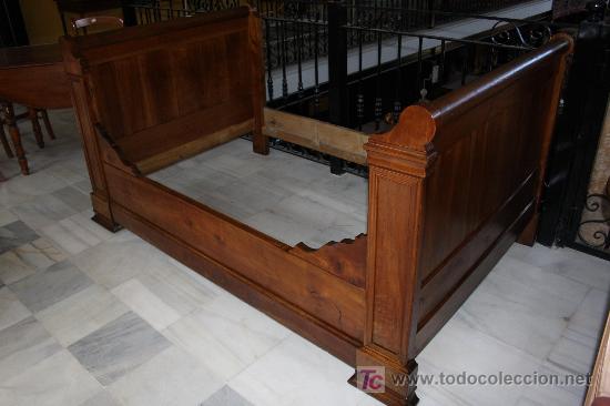 Antig&uuml;edades: CAMA LUIS FELIPE,NOGAL REF.3976 - Foto 2