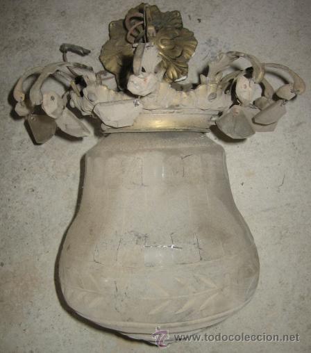 Antig&uuml;edades: L&aacute;mpara de 36 cms aprox. - Foto 1