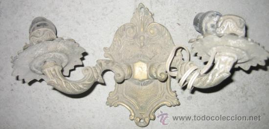 Antig&uuml;edades: Aplique de 21 cms aprox. - Foto 1