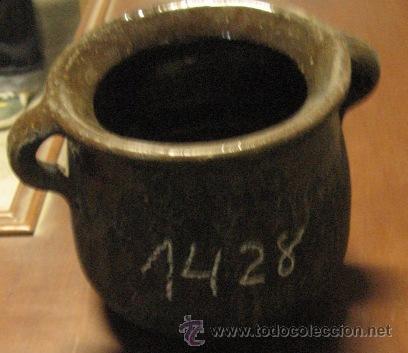 Antig&uuml;edades: Olla de dos asas, 13 cms de altura - Foto 1