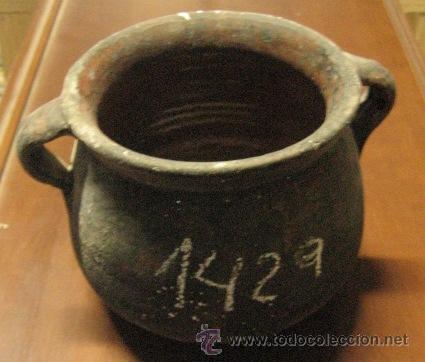 Antig&uuml;edades: Olla de dos asas, 13 cms de altura - Foto 1