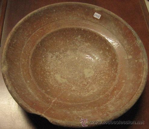 Antig&uuml;edades: Plato de tros, 22 cms de di&aacute;metro - Foto 1