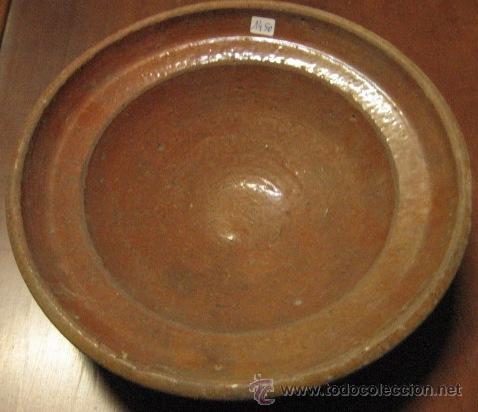Antig&uuml;edades: Plato de tros, 20 cms de di&aacute;metro - Foto 1