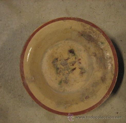 Antig&uuml;edades: Plato antiguo de 21 cms de di&aacute;metro - Foto 1