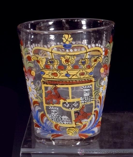 Antig&uuml;edades: . : Vaso VIVAT CARLOS III S&eacute;c 18 : . - Foto 1