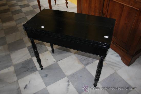 Antig&uuml;edades: MESA DE JUEGO NAPOLE&Oacute;N R.3487 - Foto 1