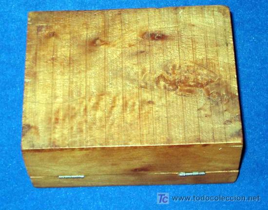 Antig&uuml;edades: ANTIGUA CAJA DE MADERA CON ESPEJO INTERIOR - Foto 3