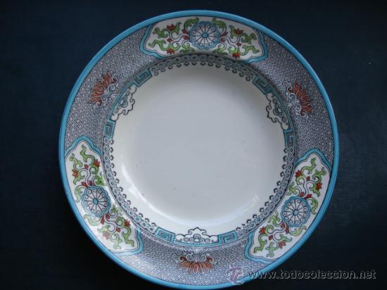 Antig&uuml;edades: SPODE,COPELAND SPODE,1955,21,5 CM,PLATO HONDO - Foto 1