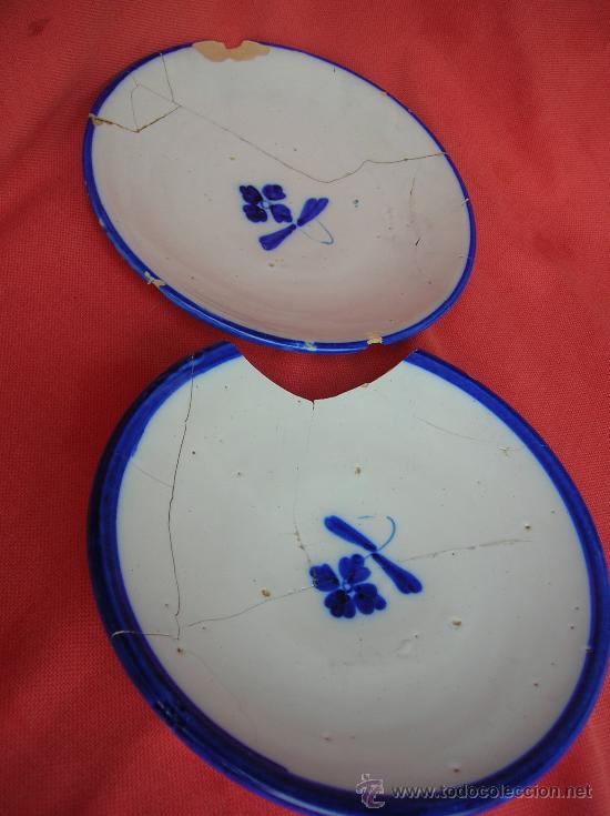 Antig&uuml;edades: 2 platos Manises ultima &eacute;poca - Foto 1