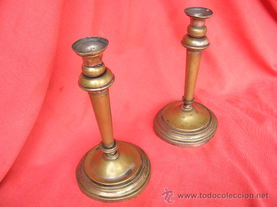 Antig&uuml;edades: 2 candelabros - Foto 1