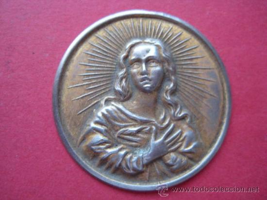 Antig&uuml;edades: CHAPITA DE LA VIRGEN. ENVIO GRATIS&iexcl;&iexcl;&iexcl; - Foto 1
