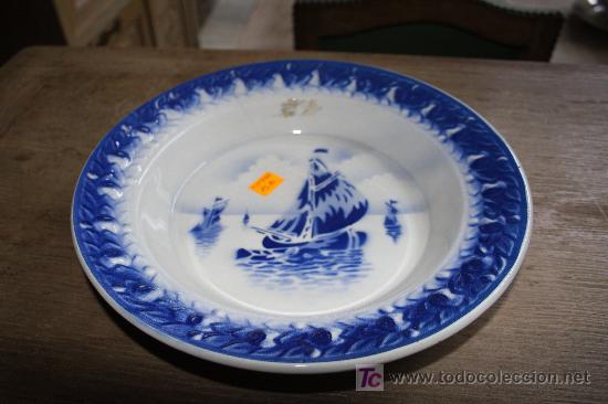 Antig&uuml;edades: PLATO CON BARCO R. 856 - Foto 1