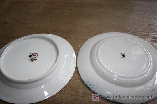 Antig&uuml;edades: PAREJA PLATOS R. 2362 - Foto 2
