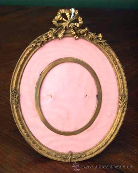 Antig&uuml;edades: MARQUITO DE BRONCE, ESTILO LUIS XVI, S. XIX - Foto 1
