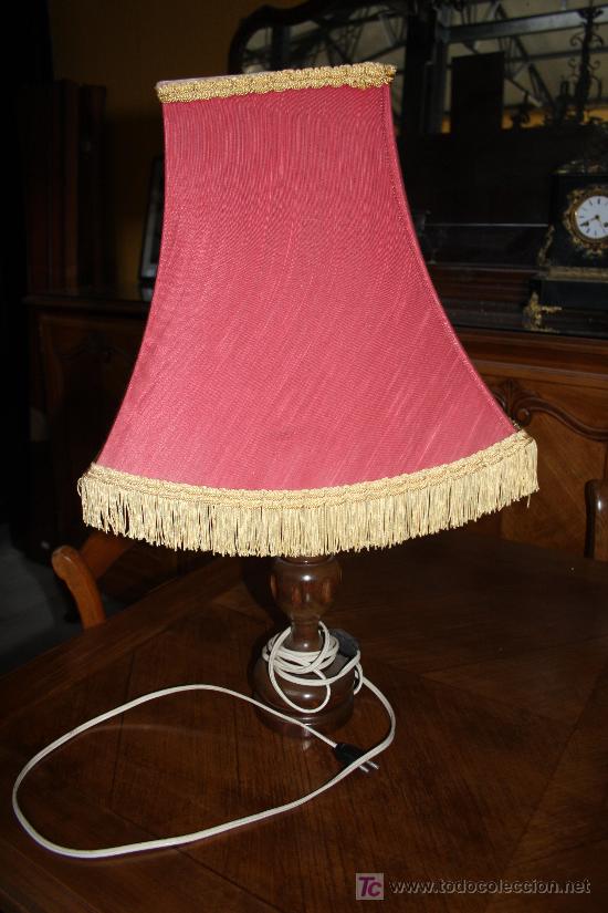 Antig&uuml;edades: LAMPARA MADERA R.3069 - Foto 1