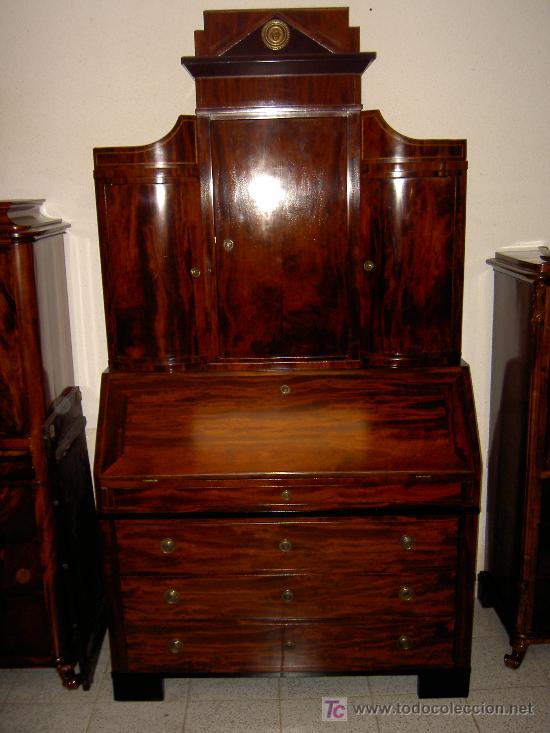 Antig&uuml;edades: GRAN BUREAU CABINET BIEDERMEIER - Foto 2