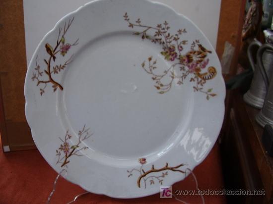 Antig&uuml;edades: Plato de porcelana - Foto 1