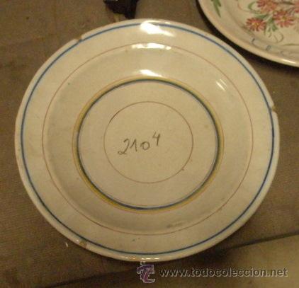 Antig&uuml;edades: Plato de 31 cms de di&aacute;metro - Foto 1