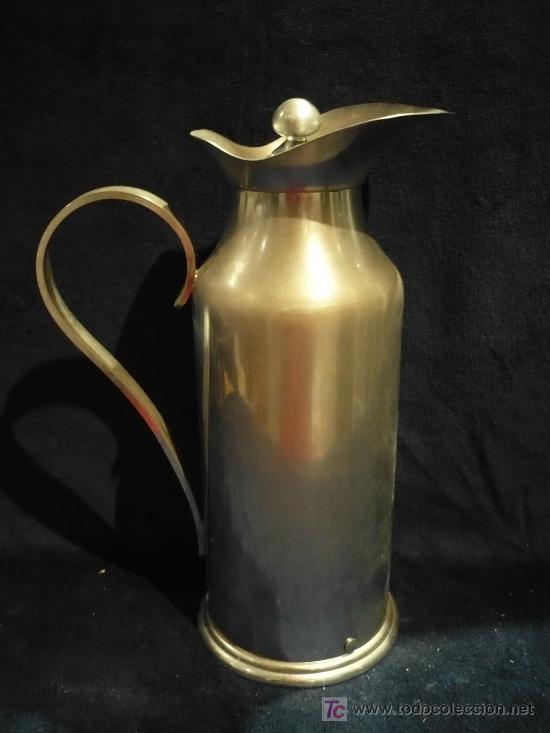 Antig&uuml;edades: JARRA ACERO INOXIDABLE.  30 CM - Foto 1