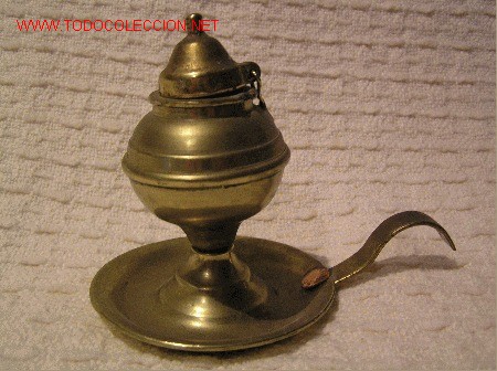 Antig&uuml;edades: L&Aacute;MPARA DE ACEITE - Foto 1