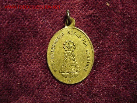 Antig&uuml;edades: Medalla de N.S. de Buenanueva - Foto 1