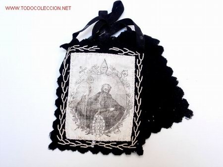 Antig&uuml;edades: ESCAPULARIO  S. XIX - Foto 1