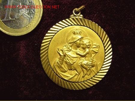 Antig&uuml;edades: Medalla de N.S. del Carmen - Foto 1