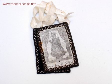 Antig&uuml;edades: ESCAPULARIO - NTRA. SRA. DE COLLB&Aacute;S - Foto 1