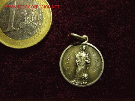 Antig&uuml;edades: Medalla de plata San Mus - Foto 1